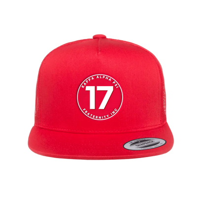 The Number Collection - Flat Bill Hat - Yupoong 6006 Five Panel