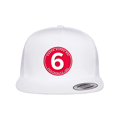 The Number Collection - Flat Bill Hat - Yupoong 6006 Five Panel