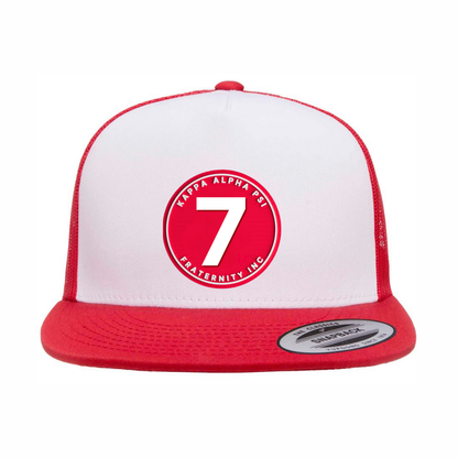 The Number Collection - Flat Bill Hat - Yupoong 6006 Five Panel