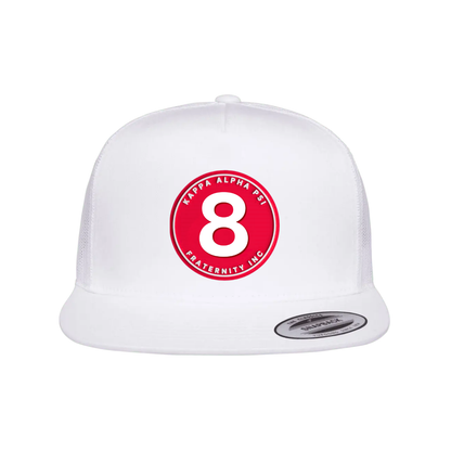 The Number Collection - Flat Bill Hat - Yupoong 6006 Five Panel