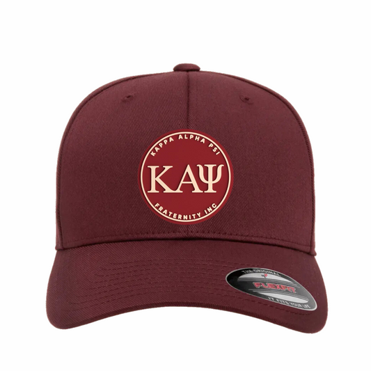 ΚΑΨ - Crimson & Cream Design - Fitted Hat - FlexFit