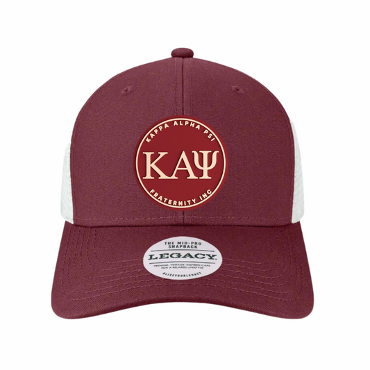 ΚΑΨ - Crimson & Cream - Trucker Hat - Legacy MPS