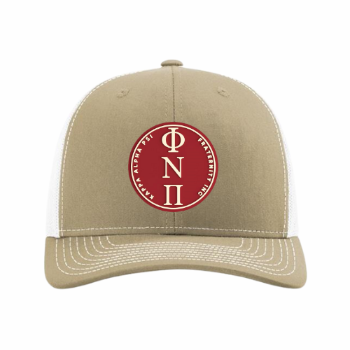 ΦΝΠ - Crimson & Cream Design - Trucker Hat - Richardson 112