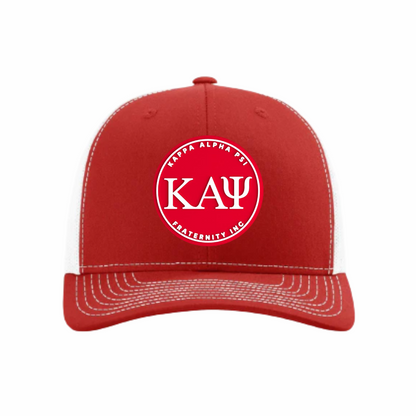 ΚΑΨ - Red & White Design - Trucker Hat - Richardson 112