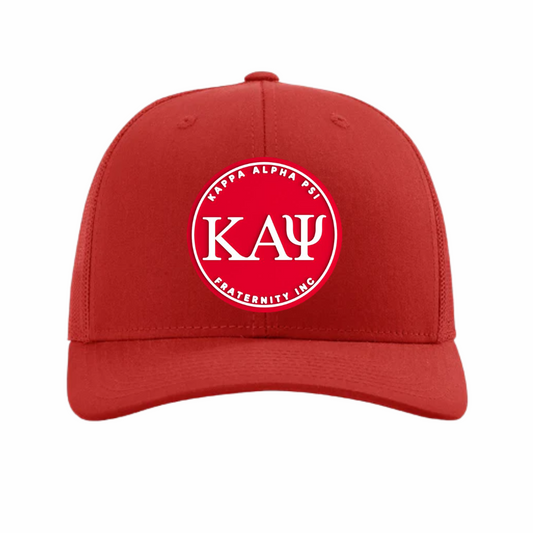 ΚΑΨ - Red & White Design - Trucker Hat - Richardson 112