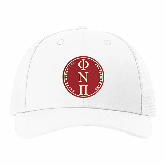 ΦΝΠ- Crimson & Cream Design - Trucker Hat - Richardson 115