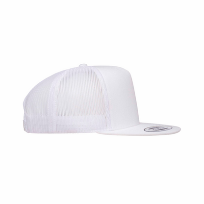 The Number Collection - Flat Bill Hat - Yupoong 6006 Five Panel