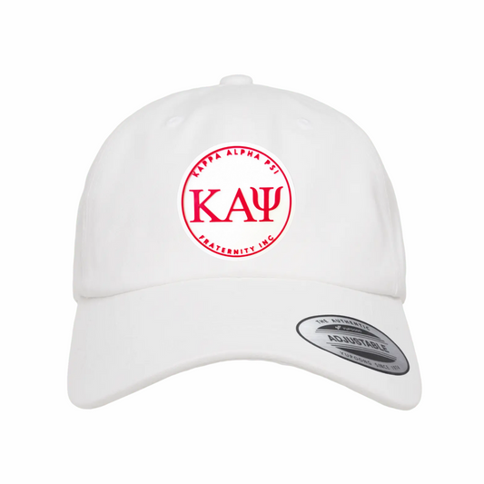 ΚΑΨ - White & Red Design - Dad Hat - Yupoong 6245